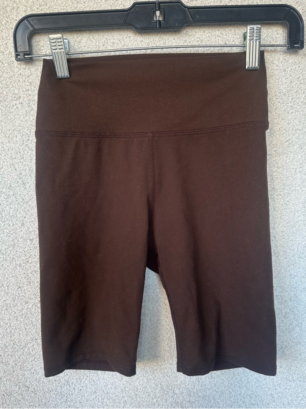 Joah Brown The Biker Short High Rise Espresso Brown, Small